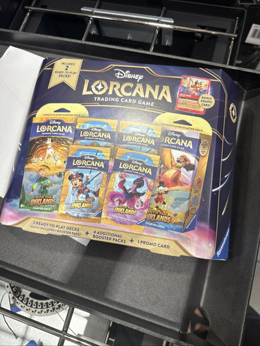Disney Lorcana TCG Into The Inklands Bundle Box Includes Bonus Promo Cards