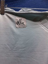 The Ollie Swaddle Blanket Wrap One Size Adjustable Sky Blue EUC