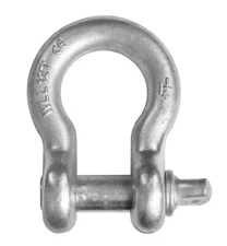1 1/4" Bow Shackle w Screw Clevis Pin Rigging Towing Lifting 12 Ton 26400 lb WLL