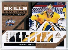 18/19 SP GAME USED PEKKA RINNE 2018 ALL-STAR RELIC BLENDS PATCH /15 NASHVILLE