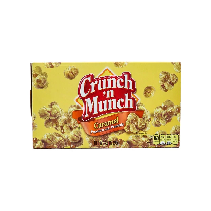 Crunch N Munch Popcorn Peanuts Caramel, 3.5 oz | eBay UK