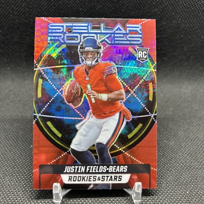 JUSTIN FIELDS 2021 Panini Rookies & Stars - Stellar Rookies Red Scope #SR-4 (RC)