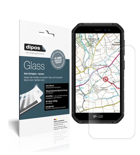 2X Schutzfolie FüR Ulefone Armor X7 Pro Matt - Anti-Shock 9H Folie Dipos Glass-image