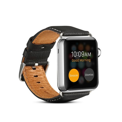 Luxus Echtleder Schnalle Armbanduhr Band Armband Gürtel für Apple Watch Serie - Bild 12 von 31