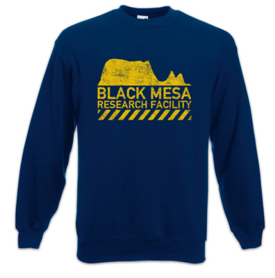 Black Mesa Sweatshirt Pullover Research Logo Symbol Facility Gamer Gaming Nerd
