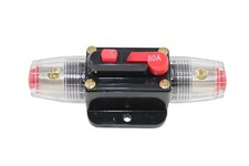 CompStudio 80AMP Car Stereo Audio Circuit Breaker 80A Inline Fuse 12v/24v