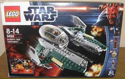 Lego Star Wars 9494 Anakin's Jedi Interceptor mit Figuren BA OVP 100% komplett - Bild 1 von 3