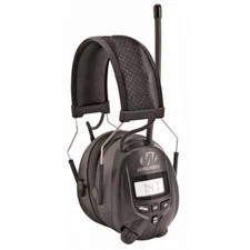 Gsm Outdoors Gwp-Rdom Walkers Digital Am Fm Radio Power Muff Black