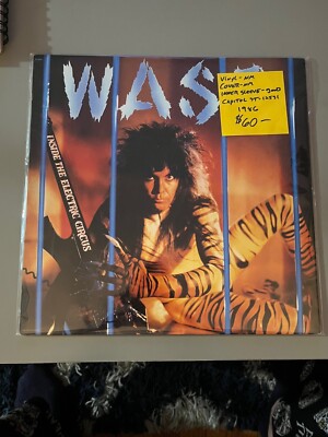WASP, Inside The Electric Circus 1986 Vinyl - Vinyl Near Mint, Cover Excellent