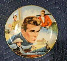 1985 James Dean American Rebel Nostalgic Collectible plate in original packaging