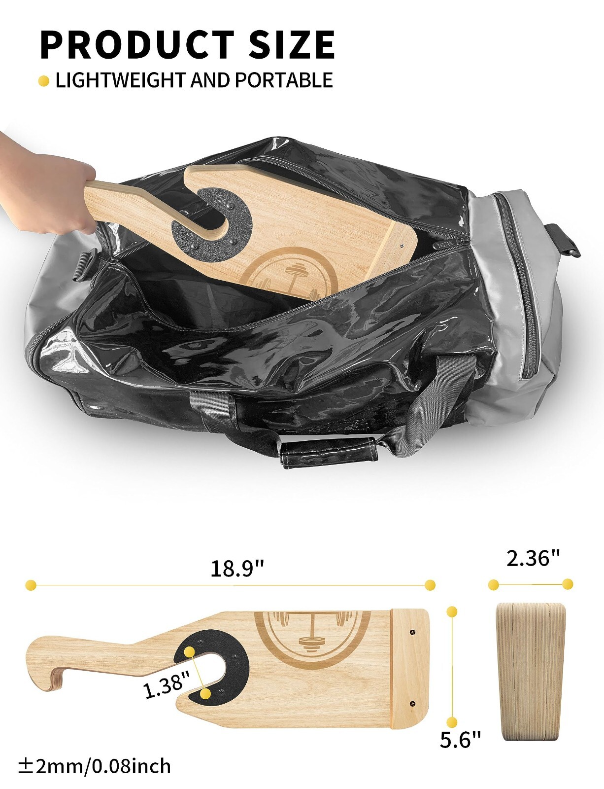 Wooden Barbell Jack Deadlift Jack Barbell Lift Jack for Weight Training