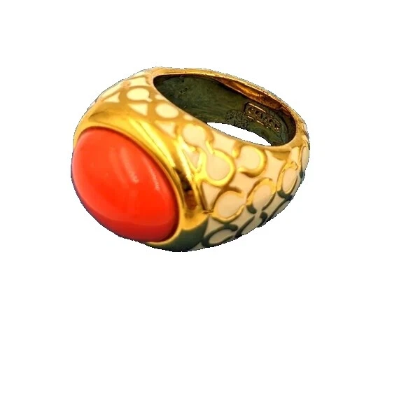 Coach White Fashion Rings