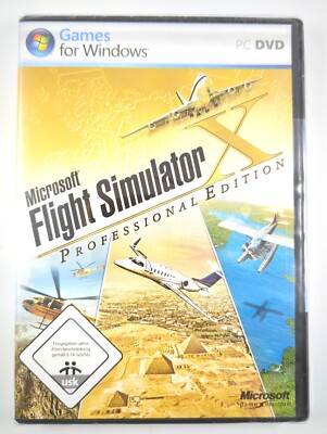Microsoft Flight Simulator X - Professional Edition (PC) DVD - NEU & OVP - 2006
