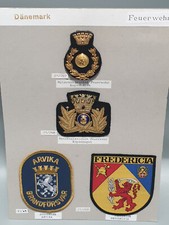 Insigne écusson casquette insigne brigade pompiers Danemark Copenhague Arvik