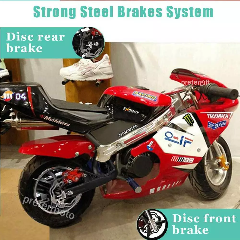 Pocket Bike Tire, Rear Wheel Simple Installation With Metal Wheel For Tire  Replacement Replacement For Mini Dirt Bike 