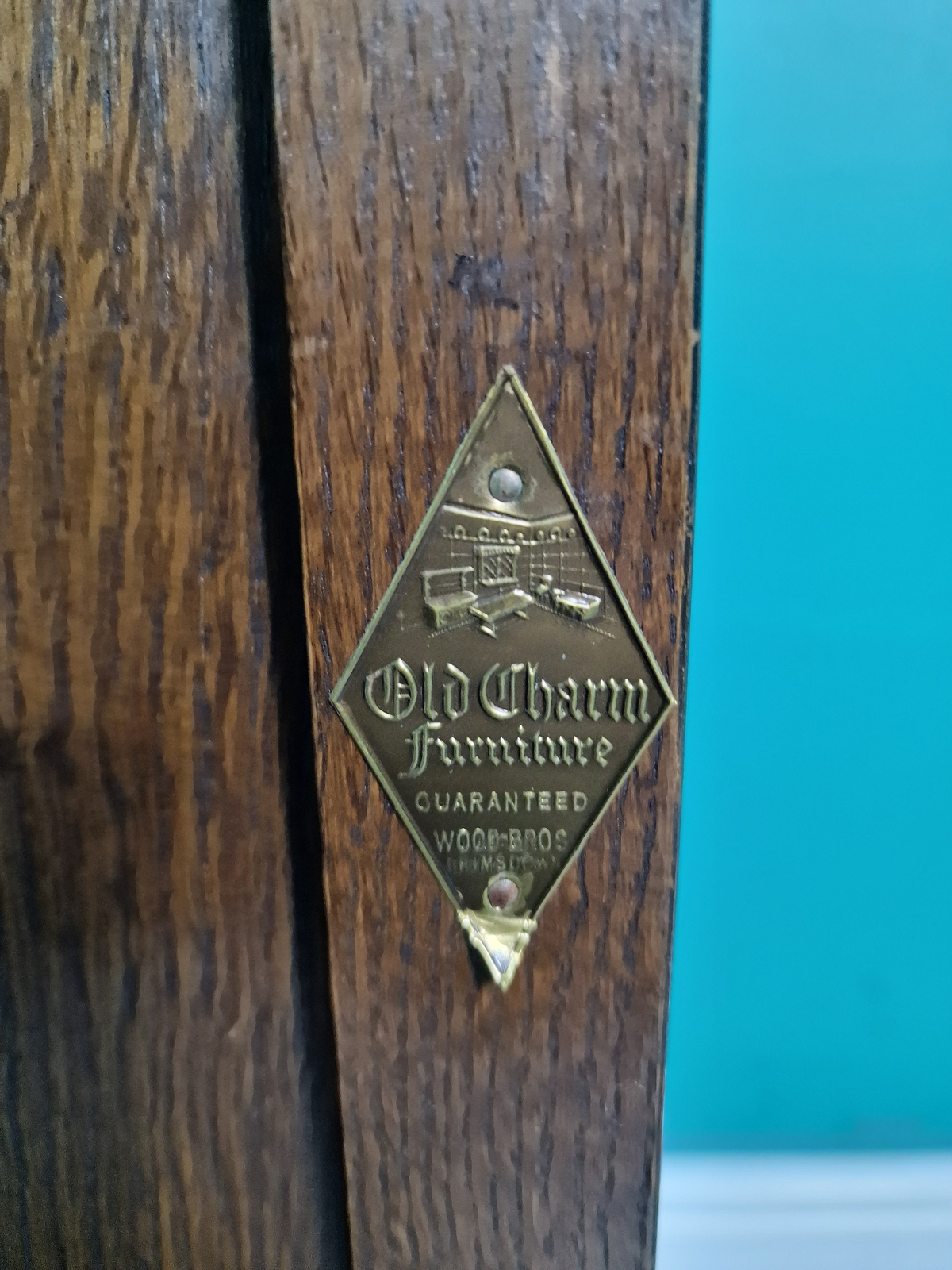 An Antique Mid 20th Century Oak Old Charm Dressing Table Delivery