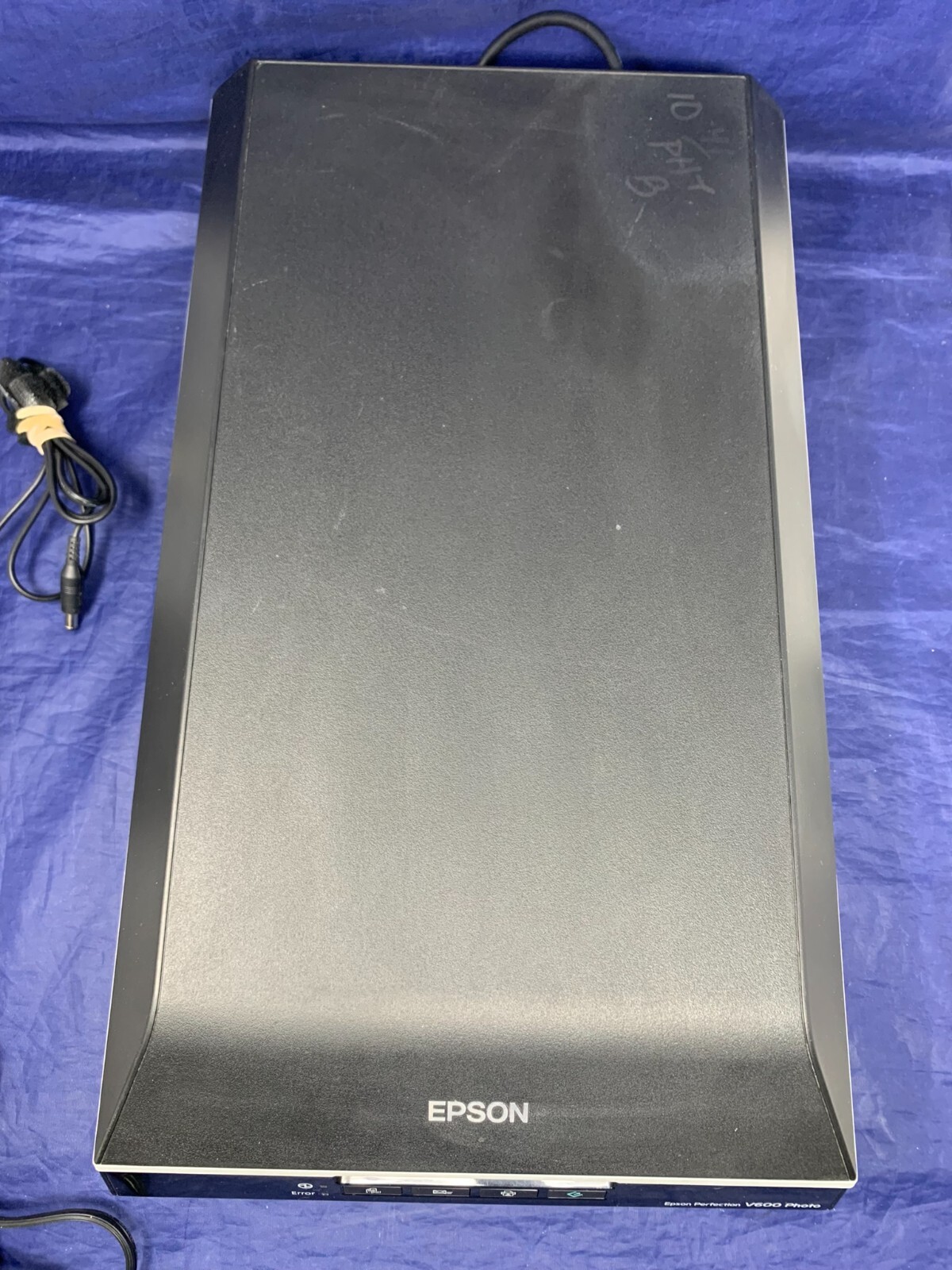 Epson Perfection V600 Photo Scanner w/ Power Cord & USB Tested Read