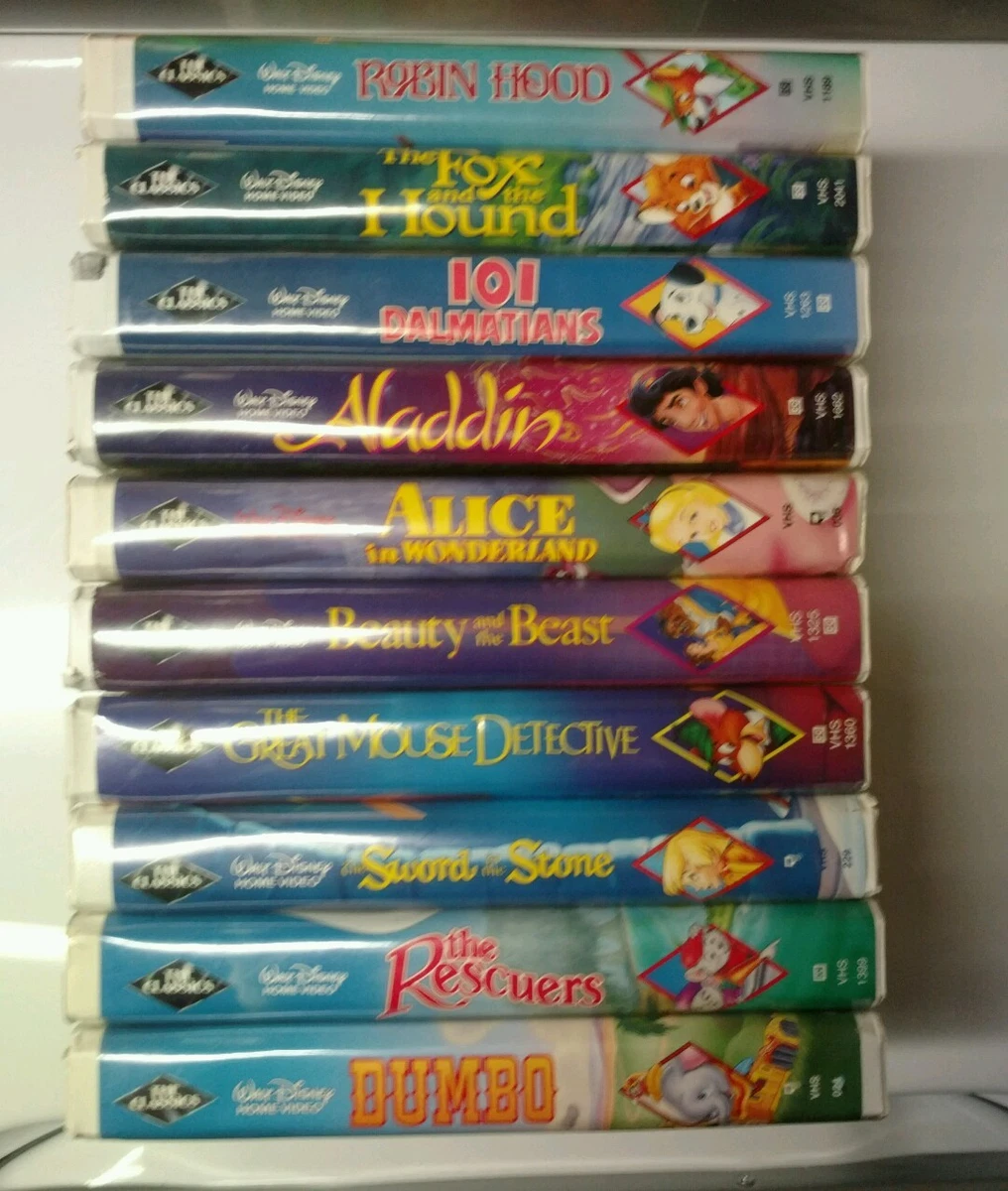 10 rare Disney VHS tapes