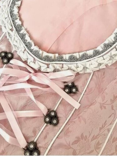 B863/ Gr. 44 BPC PUDER rosa LUXUS PREMIUM selection Dirndl neu - Bild 11 von 16