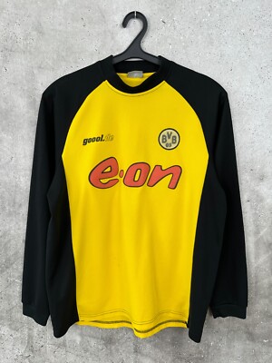 BORUSSIA DORTMUND 2001 2002 HOME FOOTBALL SHIRT #17 DEDE GOOOL