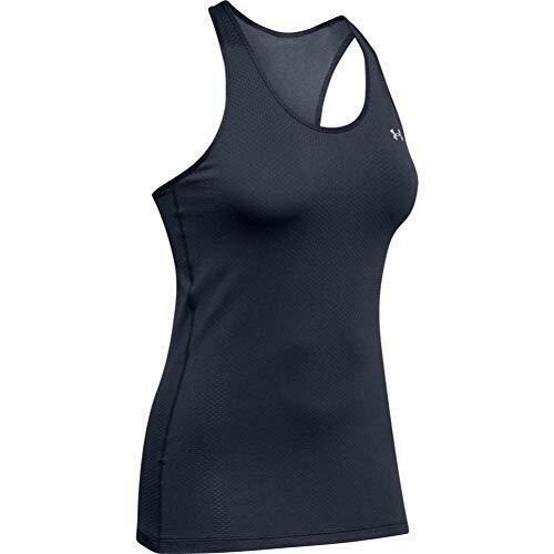 Under Armour Women's HeatGear Armour Racer Tank , Midnight Navy Size XL NWT thumbnail 3