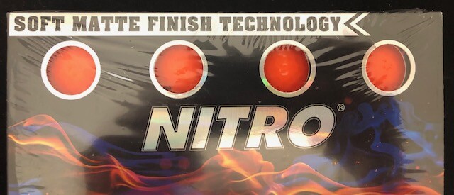 Nitro Pulsar 12 Ct. Orange Golf Balls Soft Matte Finish Technology *NEW*