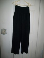 Women's Size M Wide Leg Pants NEW by Quince in Black