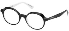 Diesel DL 5330 Black 05A Plastic Round Optical Eyeglasses Frame 46-18-130 RX