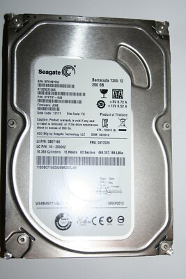 Festplatte 7200RPM 3,5 Zoll Seagate Barracuda ST3250312AS 250 GB SATA II PC 