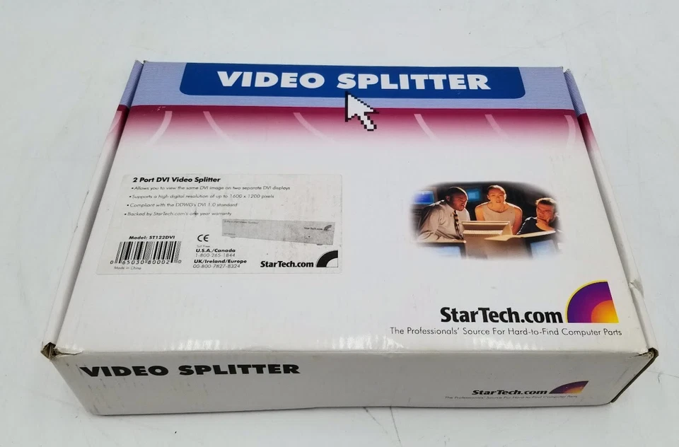 Startech 2 Port DVI Video splitter w/Audio ST122DVI - Image 2 of 4