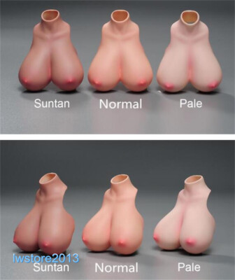 1:12 Big Bust Breast Cover Replacement Model For 6'' Female Action Figure Body