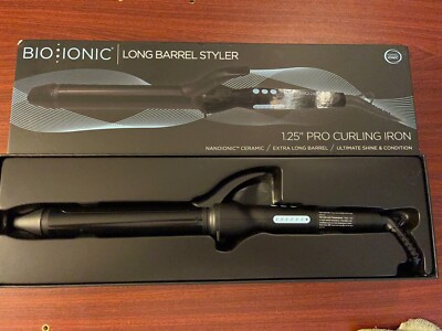 Bio Ionic 1.25 Inch Long Barrel Ceramic Curling Iron