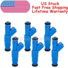 Set 6 Fuel Injectors For 1996-98 Ford Mustang 3.8L Upgrade 0280150710 F47E-A2E 