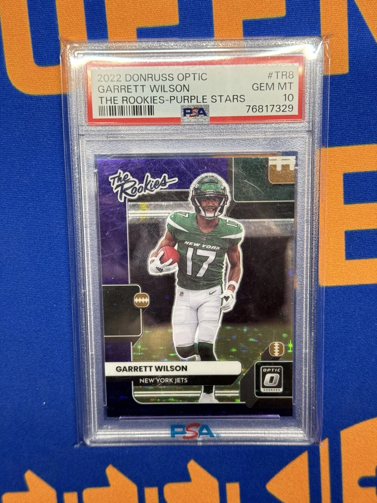 Garrett Wilson Panini Donruss Optic the Rookies #TR8 Purple Stars