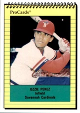 1991 Savannah Cardinals ProCards #1662 Ozzie Perez Toa Alta Puerto Rico PR Card