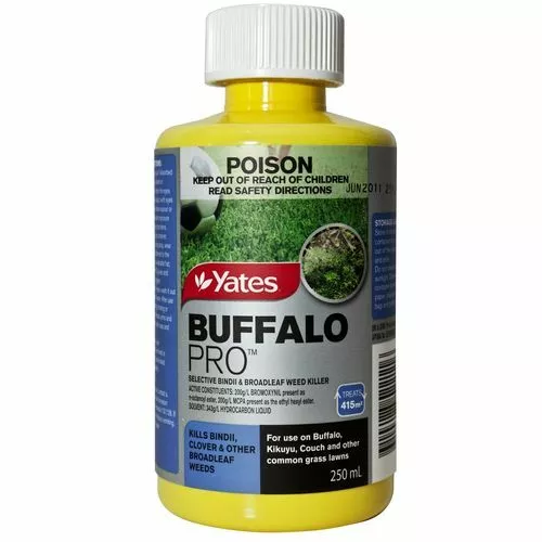 Yates 250ml BuffaloPro Selective Bindii And Broadleaf Weed Killer Concentrate