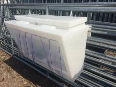 Ad lib Gate Hanging Feeder, Robust & Durable, Meal Feeder, CALF & SHEEP. VAT INC