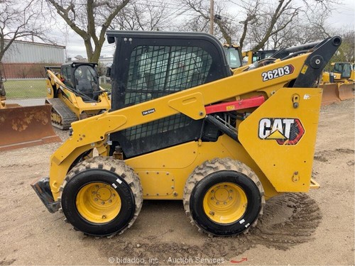 2023 Caterpillar 262D3 Skid Steer Wheel Loader Cab 2 Speed Aux Hyd Q/C bidadoo - Picture 5 of 12