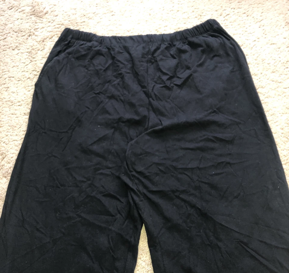 Pantalón Sudadera CW Classics Unisex Talla Grande 1X Negro 100% Algodón Nuevo. Foto 4 de 4