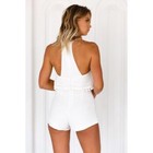 Xenia Boutique white romper size small — photo 2