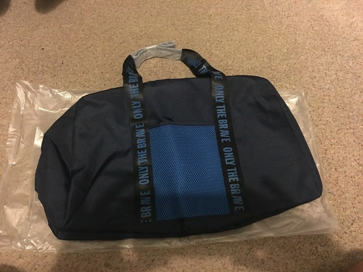 100 GENUINE DIESEL ONLY THE BRAVE MENS HOLDALL DUFFLE GYM WEEKEND BAG
