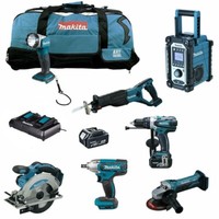 Makita DTW190 Akku Schlagschrauber 18V Combo Kit Werkzeug-Set Neu