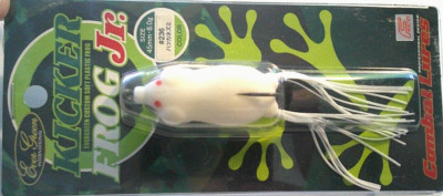 Evergreen Kicker Frog Jr. Wobbler, Topwater, Kunstköder, 4,5 cm, Floating, Neu