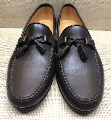 Allen Edmonds Urbino 49191 Leather Tassel Loafer Men Sz 9.5  display picture 3