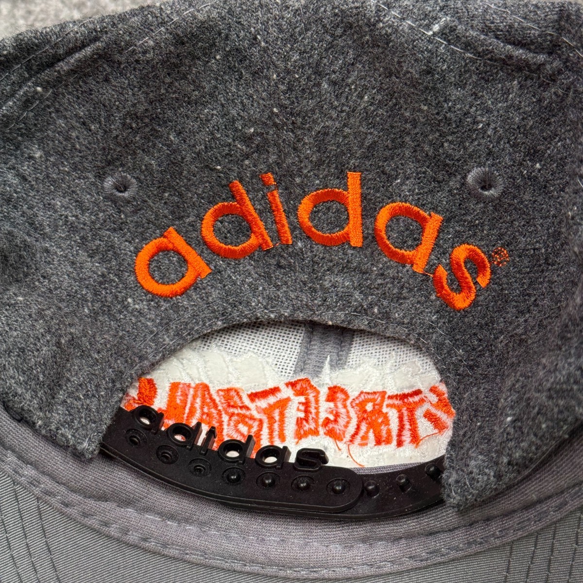 帽子 90s old adidas vintage cap VINTAGE Adidas 90s Hat Blue Cap Snap Back With Single White