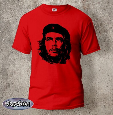 Che Guevara T-Shirt Herren - Baumwolle Shirt Mit Revolution Print