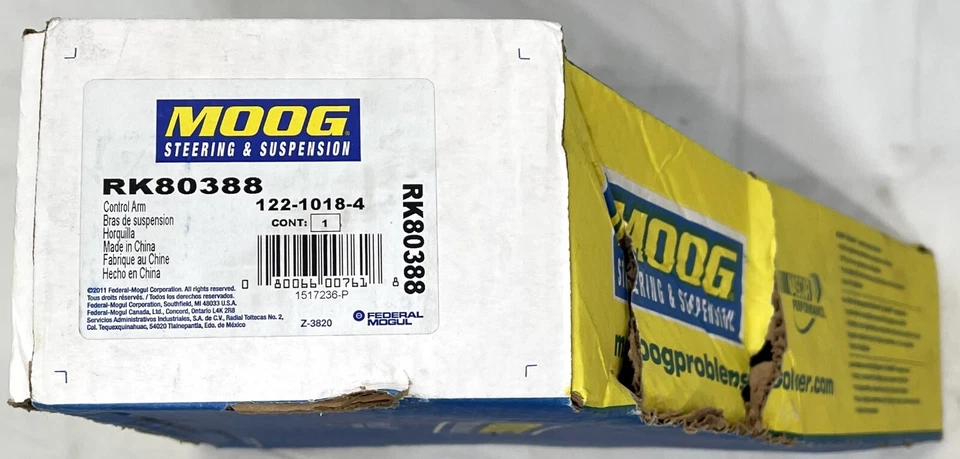 Conjunto de rótula de brazo de control izquierdo RK80388 para Select 1995-98 Cougar Contour + Foto 2 de 4