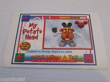 DISNEY ONCE UPON A TOY MY MR POTATO HEAD CREATOR PHOTO CARD PRINT OUTS DEAL/4
