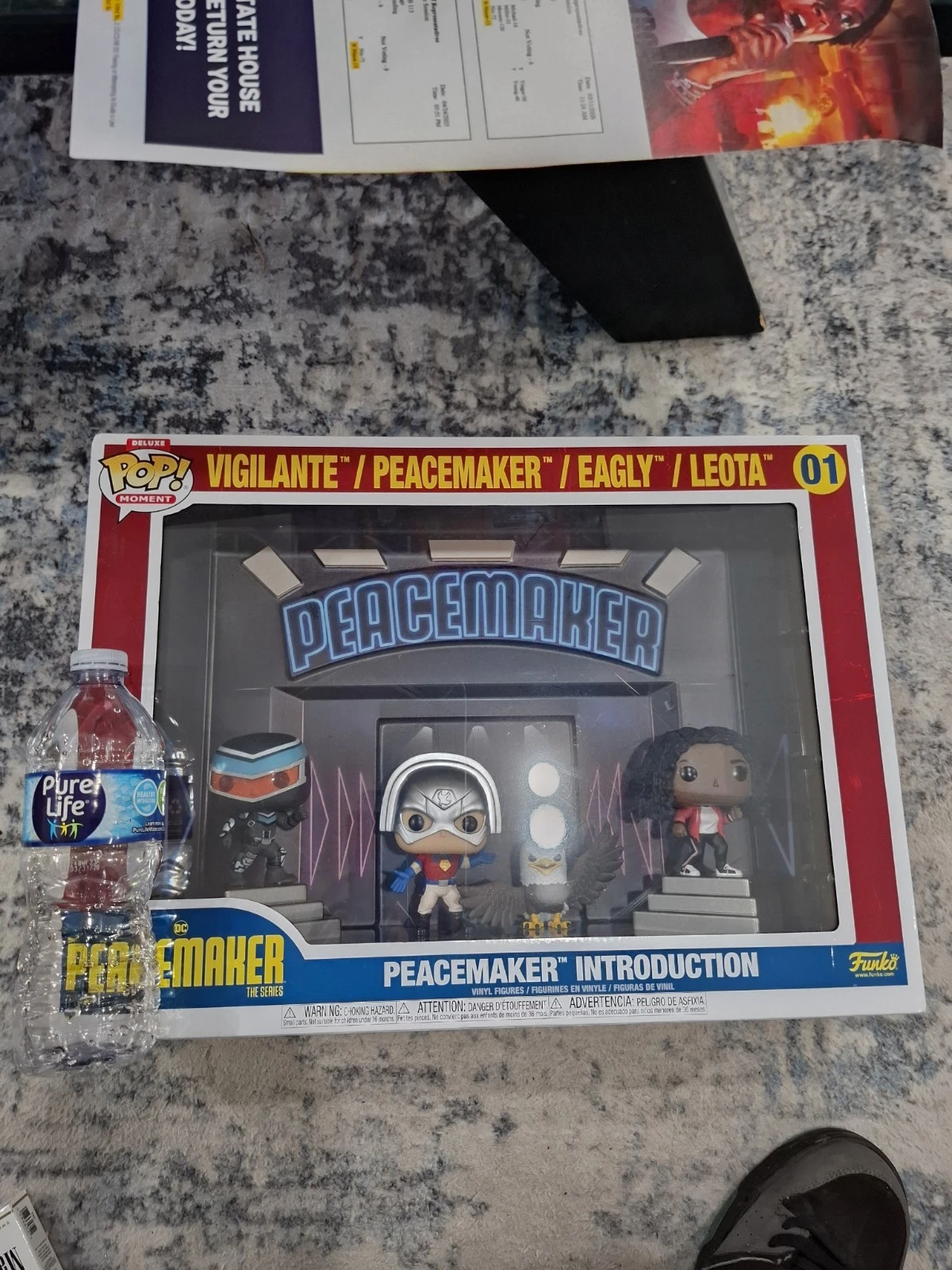 Funko Pop! Moment Deluxe Peacemaker 4-Pack Vinyl Set Box #01 Accessory - product detail image 9