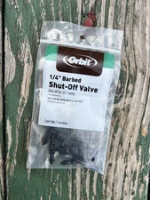 5-Pack ORBIT Shut-Off Valve 1/4" Barb 67404